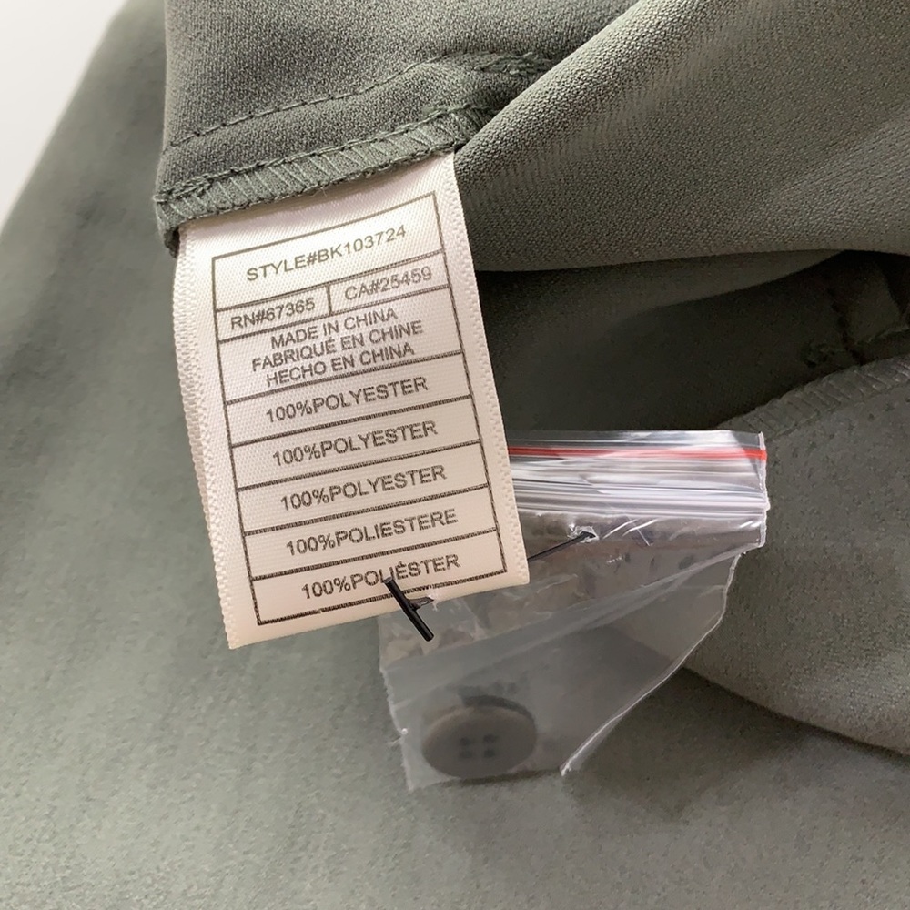 BB Dakota NWT Wide Leg High Rise Pants Surplus - Picture 12 of 12